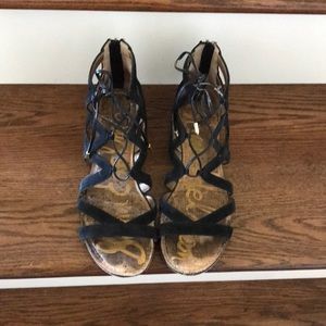 Sam Edelman suede strappy sandals